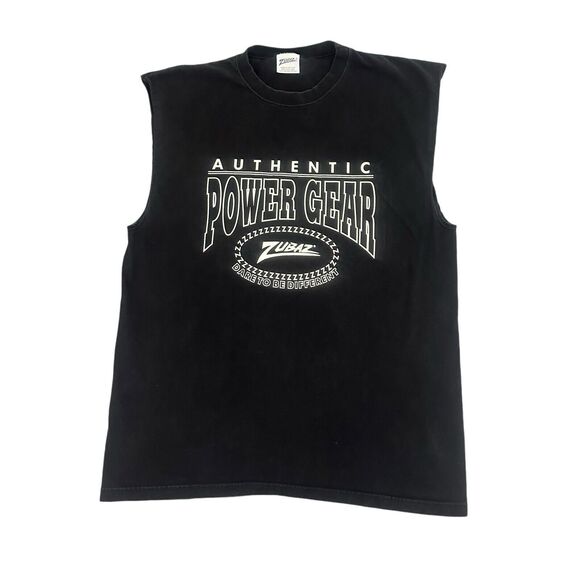 Zubaz Other - Vintage 90s ZubaZ Made in USA Muscle T-shirt Crew Neck Mens XL Black Faded